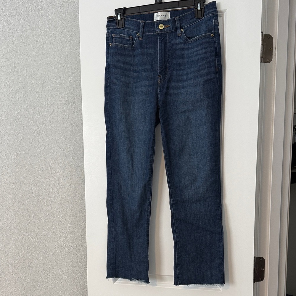 Frame Raw Hem Jeans